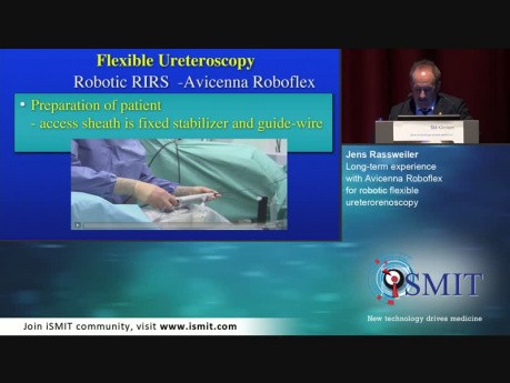 Experiencia a largo plazo con robot Avicenna Roboflex para ureterorrenoscopia flexible - SMIT 2019