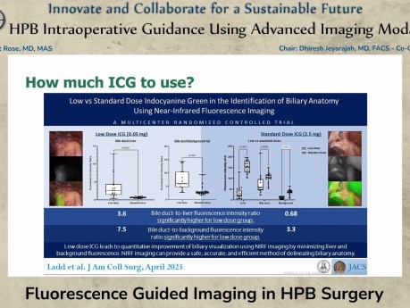 Imágenes guiadas por fluorescencia en cirugía hepatopancreatobiliar