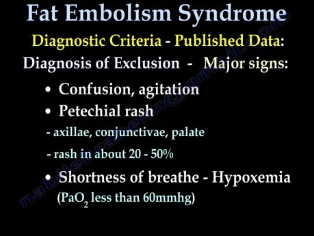 Síndrome de embolia grasa - video-clase