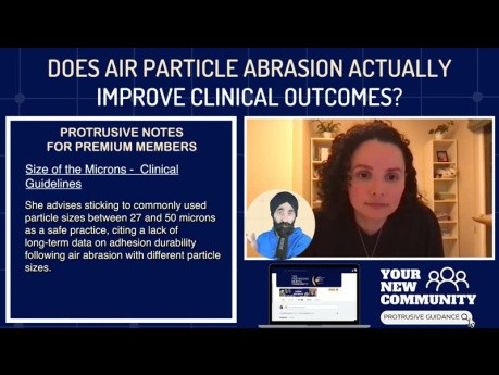 ¿La abrasión por partículas en el aire realmente mejora los resultados clínicos? - PDP190