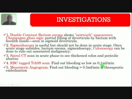 Diverticulosis del colon - hemorragia digestiva baja