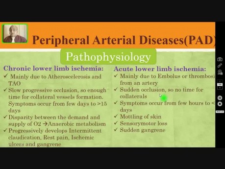 Enfermedades Arteriales Periféricas - Isquemia de las Extremidades