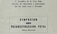 Symposium Vacuoextraccion Fetal 1963