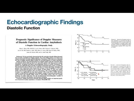 Evaluación ecocardiográfica de la amiloidosis cardíaca